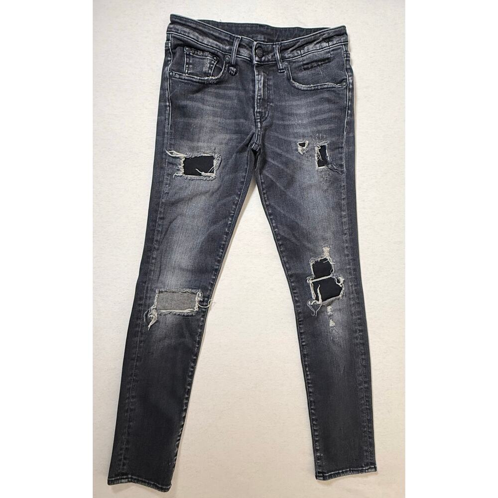 R13 Black Allison Crop Jeans 
Size 25